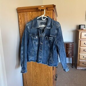 Maurices Dark Blue Denim Jacket